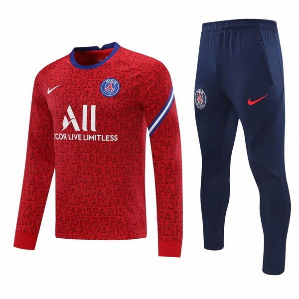 Chandal Paris Saint Germain 2021-22 Rojo Azul